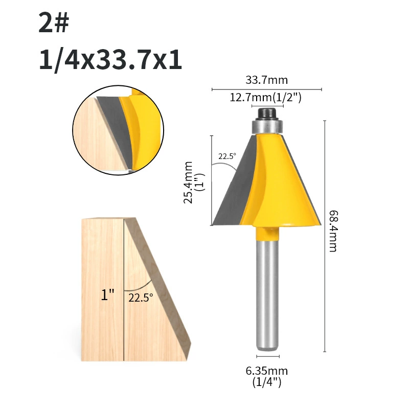 3-piece set of bevel angled knife high-grade bevel edge knife bevel blade woodworking milling cutter 15 degrees 22.5 degrees 30 degrees bevel angle knife