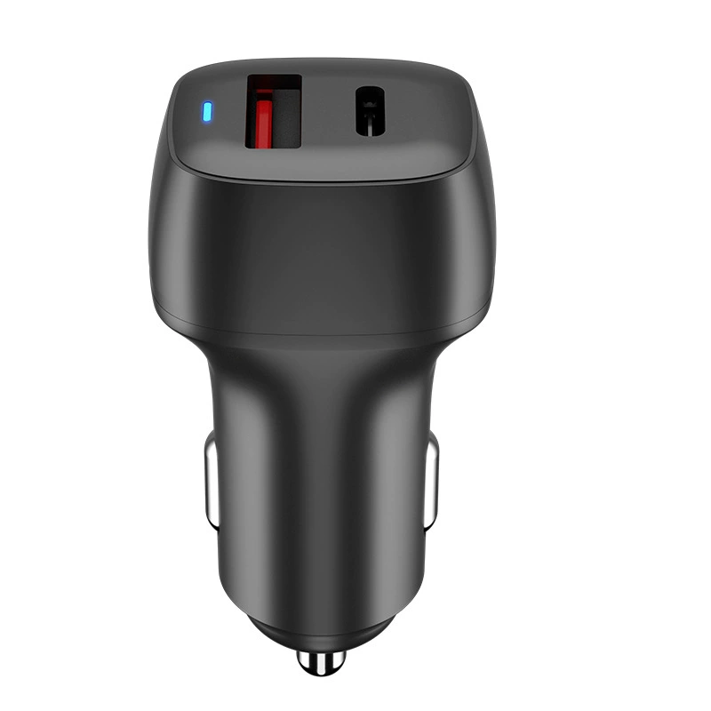 Новый продукт PD30W автомобильное зарядное устройство двойного порта с быстрой зарядкой QC3.0