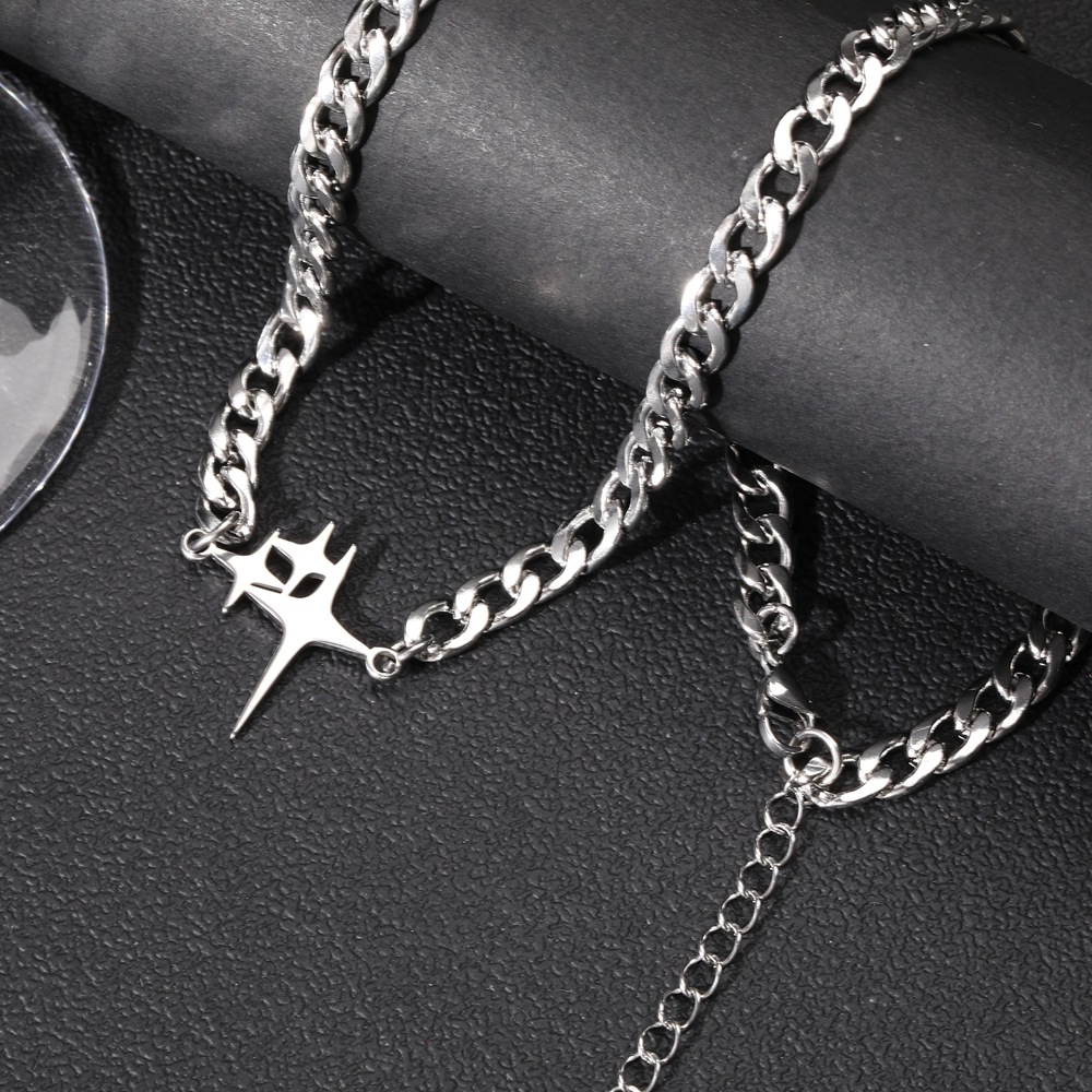 Iconic Cuban Link Chain Necklace For Men With Pendant Heritage_voghion.com