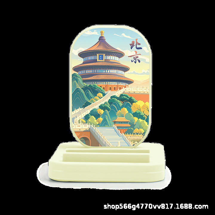 手机支架开模文旅定制logo公仔公司文创企业IP形象PVC软胶3D纪念|undefined
