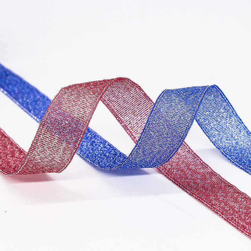 Cinta de cebolla colorida de 1.5 cm para decoración de pasteles navideños, cinta de embalaje para cajas de regalo, cinta colorida al por mayor del fabricante