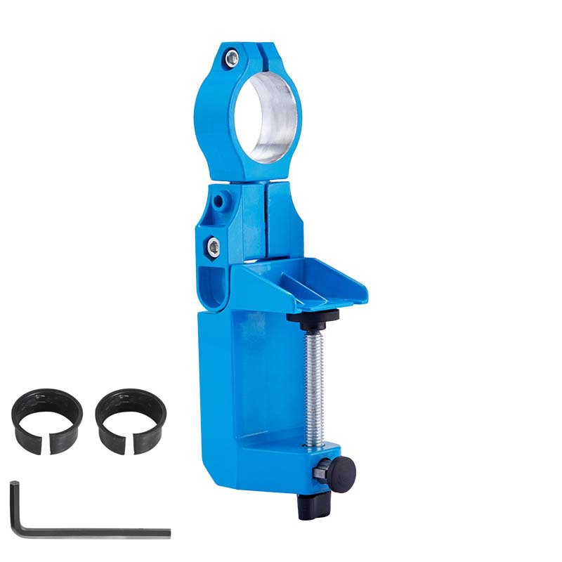 6300 회전식 전기 드릴 스탠드, 360도 각도 조절 가능, 38-43MM, 클램핑 가능한 알루미늄 합금 스탠드