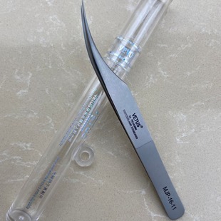 VETUS tweezers high precision stainless steel pointed tweezers beauty eyelash planting tweezers dolphin clip MJP-16-11