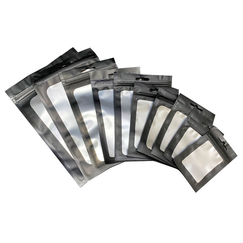 Bolsas de embalaje de Amazon, bolsas de plástico para joyería, bolsas de aluminio con orificios, bolsas sellables, bolsas de plástico sellables para joyería, venta caliente transfronteriza