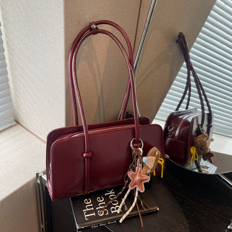 This Year's Popular Retro Niche Second-Hand Armpit Bag for Women 2025 New Fashion Versatile Satchel Crossbody Tote Bag This Year's Popular Retro Niche Second-Hand Armpit Bag for Women 2025 New Fashion Versatile Satchel Crossbody Tote Bag