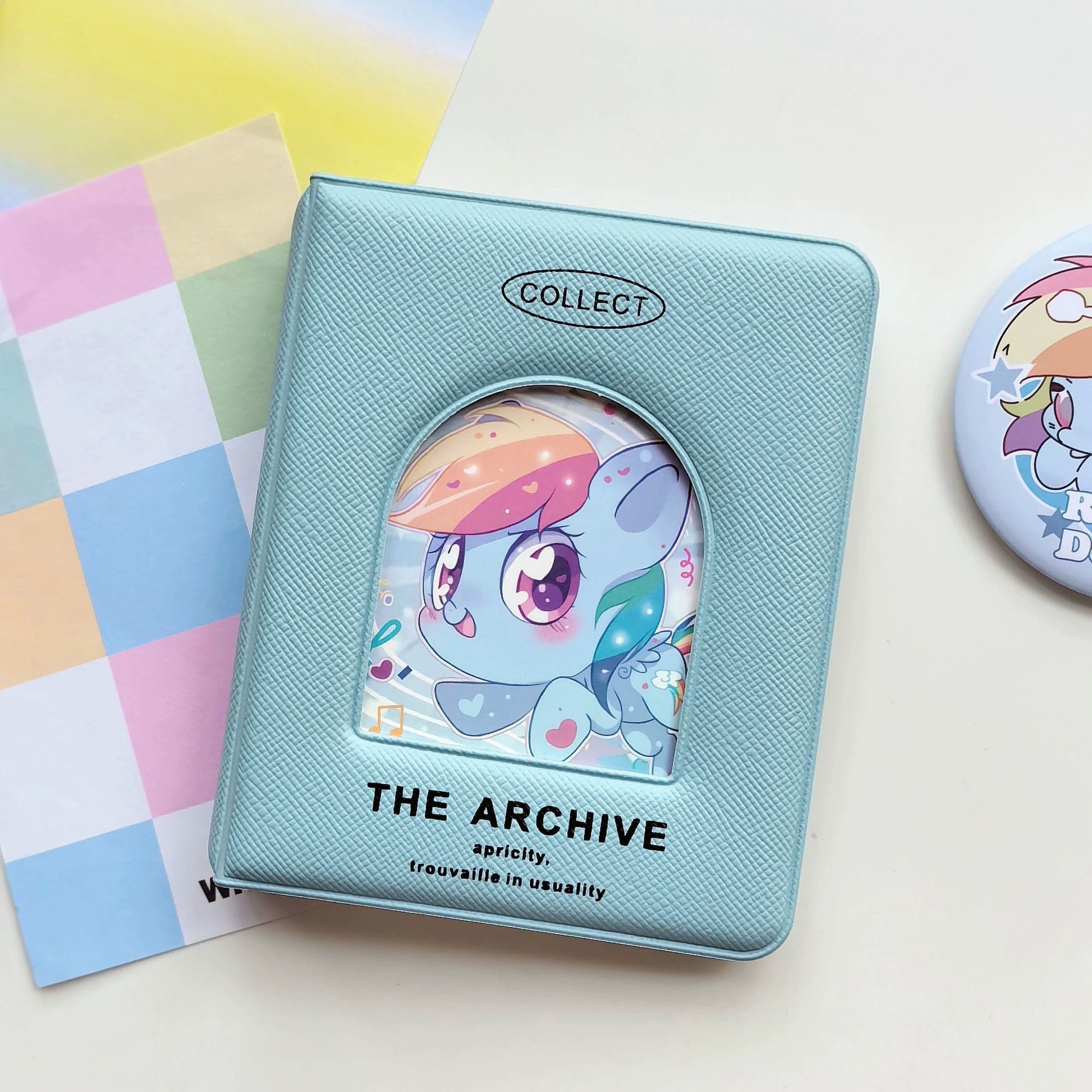 Фотоальбом Polaroid pony карманный, 3-дюймовый мини, пастельная обложка, несколько цветов