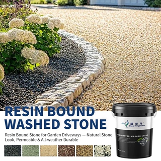 Heat Resistant Resin Wash Stone Flooring