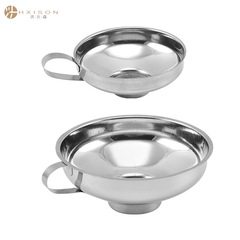 304 Stainless Steel Funnel Wide Mouth Oil Drainer Easy to Divide Grain, Juice, and More Multipurpose Innovation One Funnel for Multiple Uses