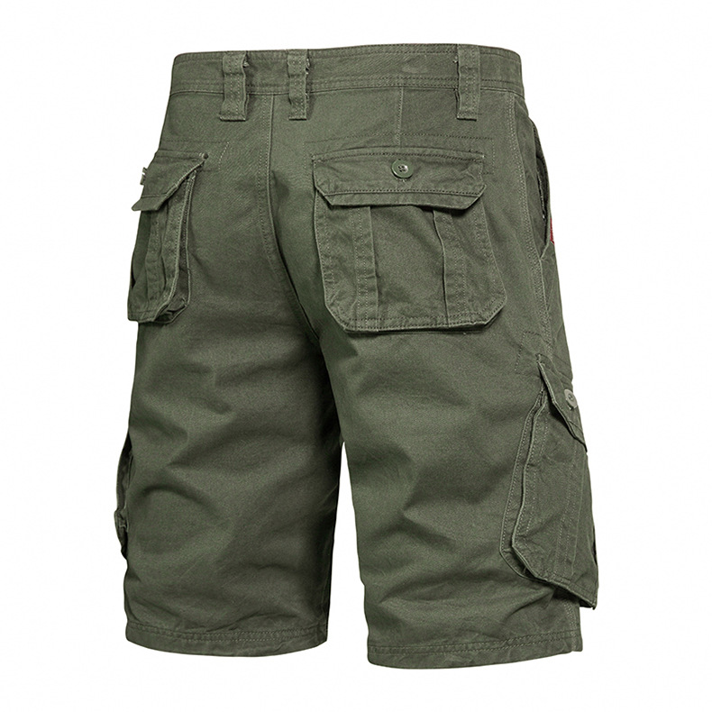 Summer new shorts, loose cotton cropped men's workwear, casual pants, and more middle-aged_voghion.com