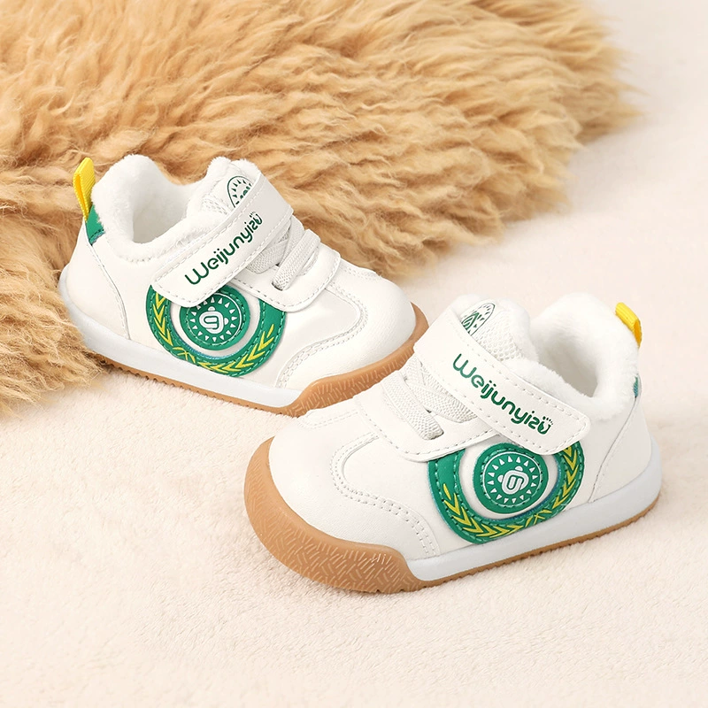 2024 новые детские ходунки Осень зимняя нескользящая мягкая подошва детская обувь дышащая функция мальчиков и девочек повседневная детская обувь