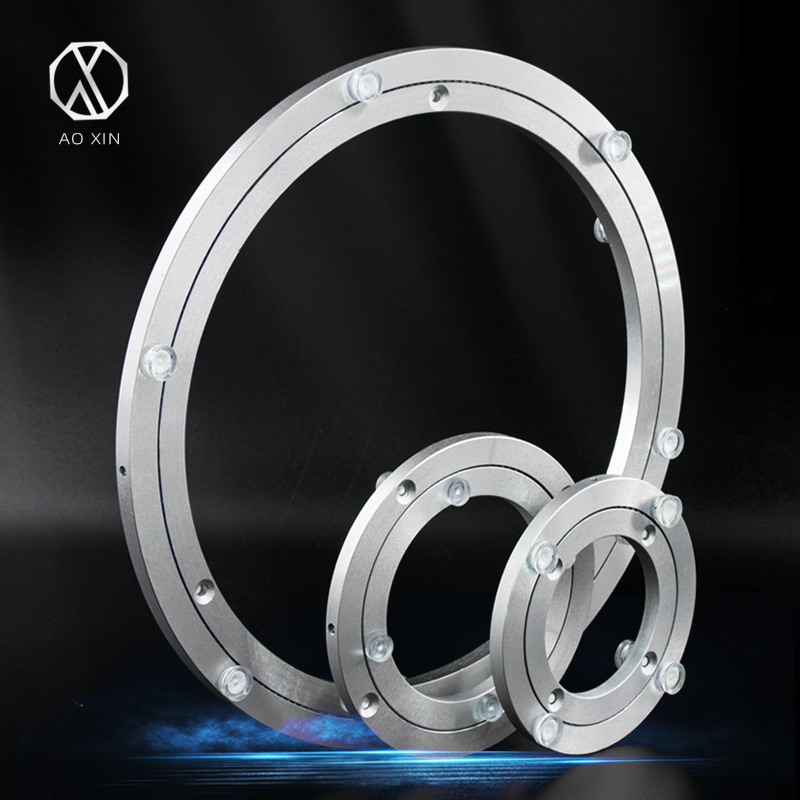 Round Table Turntable Base Size Dining Table Bearing Furniture Countertop Aluminum Alloy Rotating Track Hardware Manufacturer Round Table Turntable Base Size Dining Table Bearing Furniture Countertop Aluminum Alloy Rotating Track Hardware Manufacturer