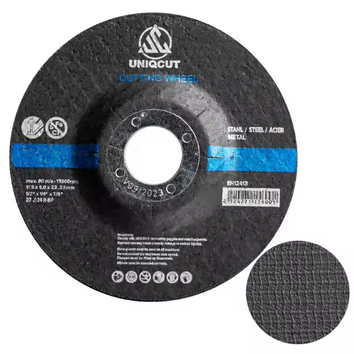 4.5英寸115x6.0x22.23毫米优质磨料砂轮铸铁用MPA