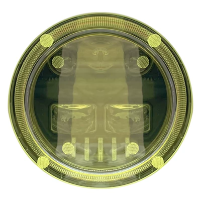 film, and driving light film, Motorcycle front windshield - fluorescent-yellow-light-strip