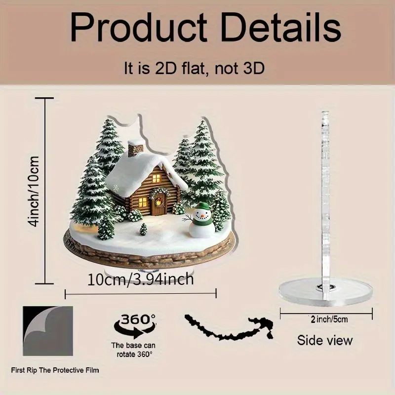 Colgante transfronterizo 2D plano acrílico giratorio adornos de escritorio animado dibujos animados animados adornos de marca vertical decoración image 140