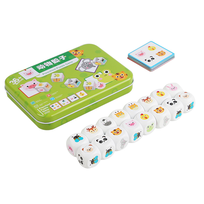 Juguetes de dibujos animados para niños dados de forma cognitiva puzzle puzzle de madera