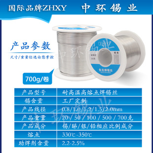 High melting point and high temperature resistance 350 degree solder wire tin wire tin wire [working temperature resistance 330 degrees without melting]]
