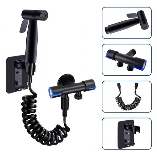 Cross-border bathroom sink spray nozzle toilet companion high-pressure boost spray gun set female spray head