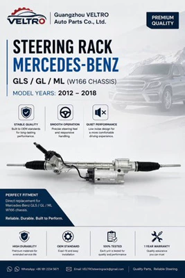 A1664606100 1664604300 is suitable for Mercedes-Benz W166/GLE320/ML350 steering gear assembly RHD