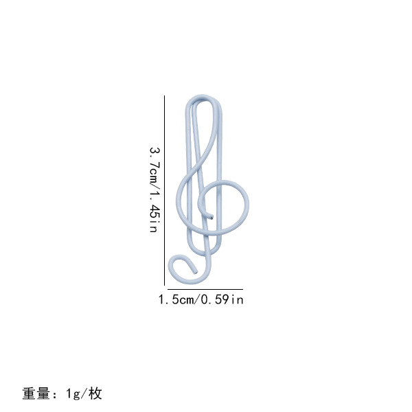 Nuevos productos 21 notas de color clips pet línea de plástico encapsulado de alto tono de música pin con fábrica de embalaje en stock