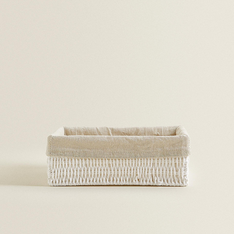 Cesta Organizadora de Ropa Interior de Cuerda de Papel