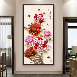 十字绣;钻石画、皮画;布艺绣品