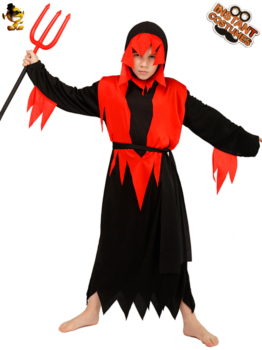 Niño pequeño demonio Vulcan traje Cosplay traje mascarada ropa de fiesta traje de Halloween