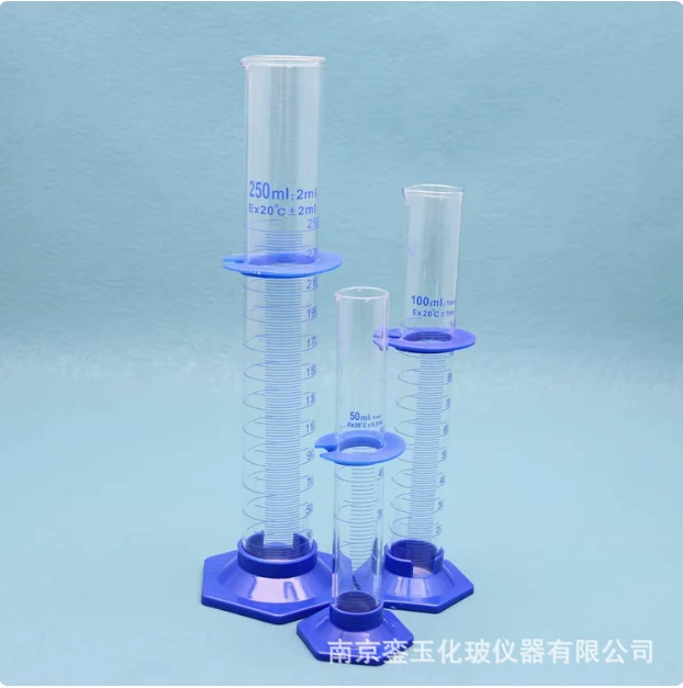 Экспортный тип печати LOGOA класса высокого боросиликатного стекла цилиндр пластиковый нижний цилиндр Amazon AliExpress