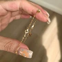 气质爱心镶锆石复古手链
