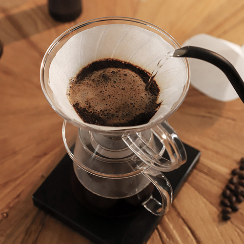 Hand brewed coffee filter cup V60 plastic coffee filter funnel cup American coffee drip coffee utensil