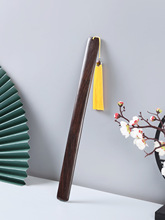 紫光檀戒尺古代老师用教鞭教棍实木中式加厚家用木板教育学生板