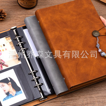 复古覆膜相册毕业聚会手工纪念册旅行自制影集6寸活页粘贴式收纳