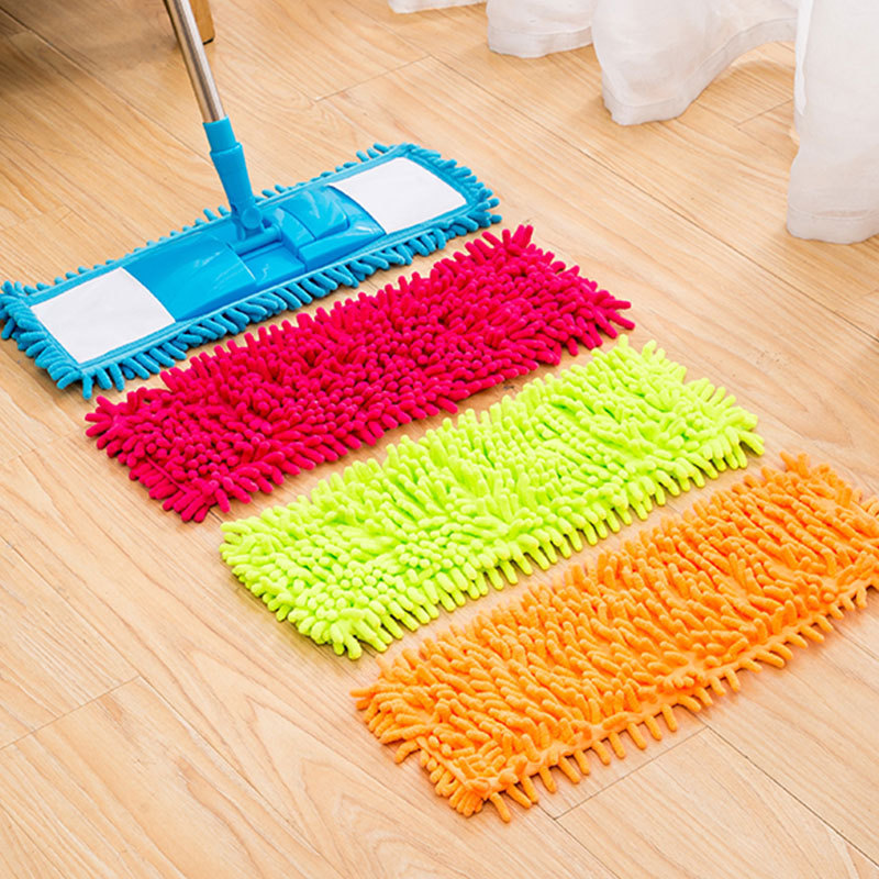 Dust Removal Flat Mop for Living Room and Kitchen Floor, Universal Mop for Wet and Dry Use, Cloth Cleaning Mop, One Mop to Clean