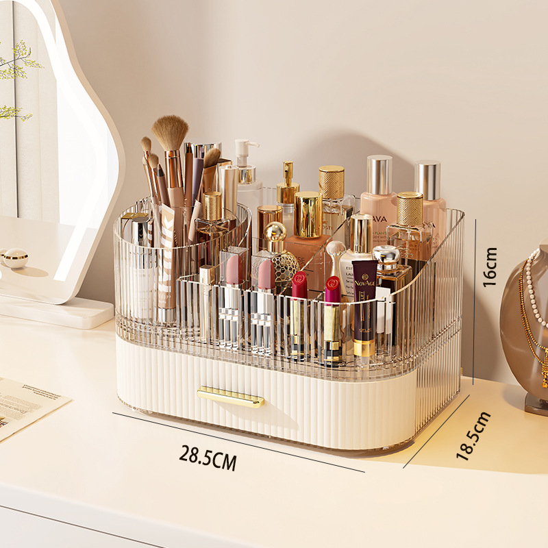 Organizador de Maquillaje con Cajones, Grande, para Tocador, con Divisorias