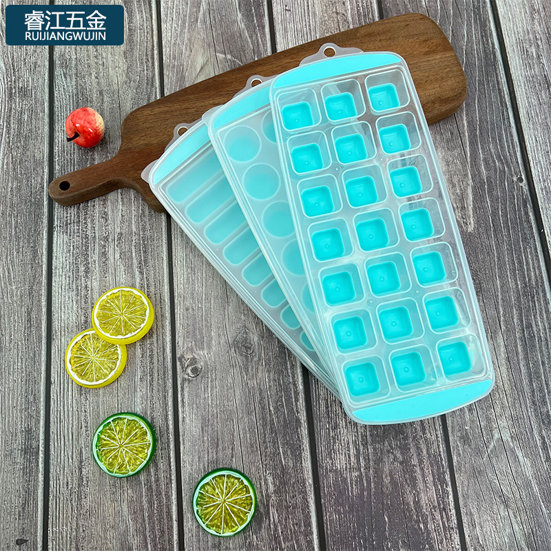 Ice Cube mold with lid ice hockey mold food grade Ice Cube Press Ice Cube homemade ice cube mold