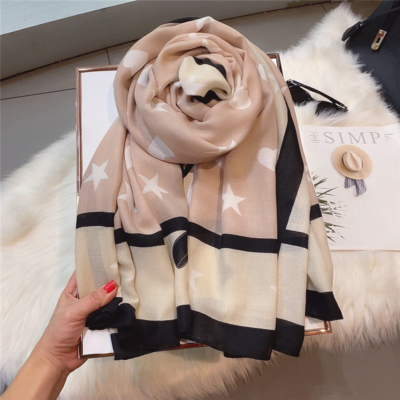 Temperament Bowknot Cotton Linen Women's Spring and Autumn Korean Version Versatile Long Style Large Shawl Winter Wrap_voghion.com