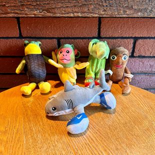 Cross-Border Hot Selling Shan Hai Jing Tung Tung Sahur and Tralalo Shark Figurine Plush Doll Pendant
