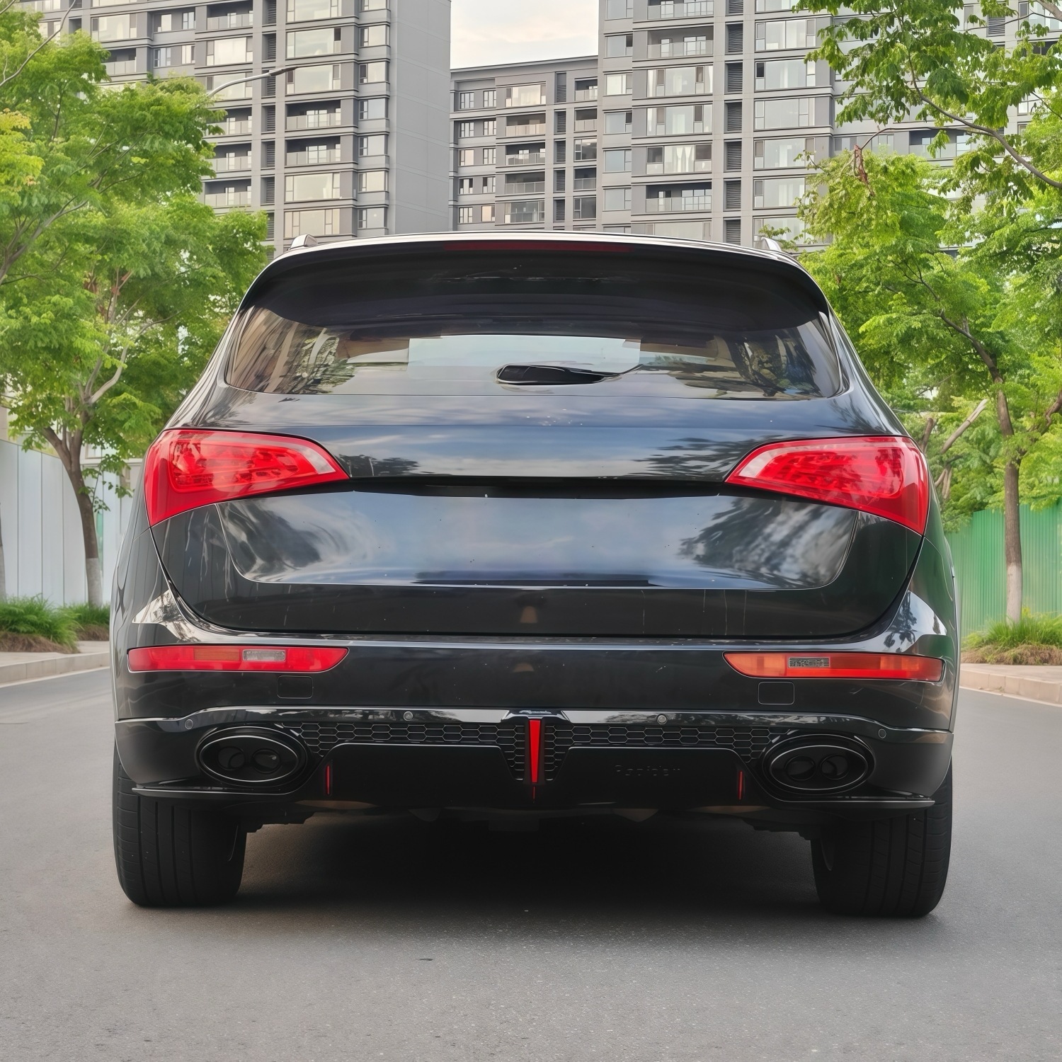 13-17 models, suitable for Audi Q5 front bumper modification, RSQ5 front bumper, front face, and large front grille