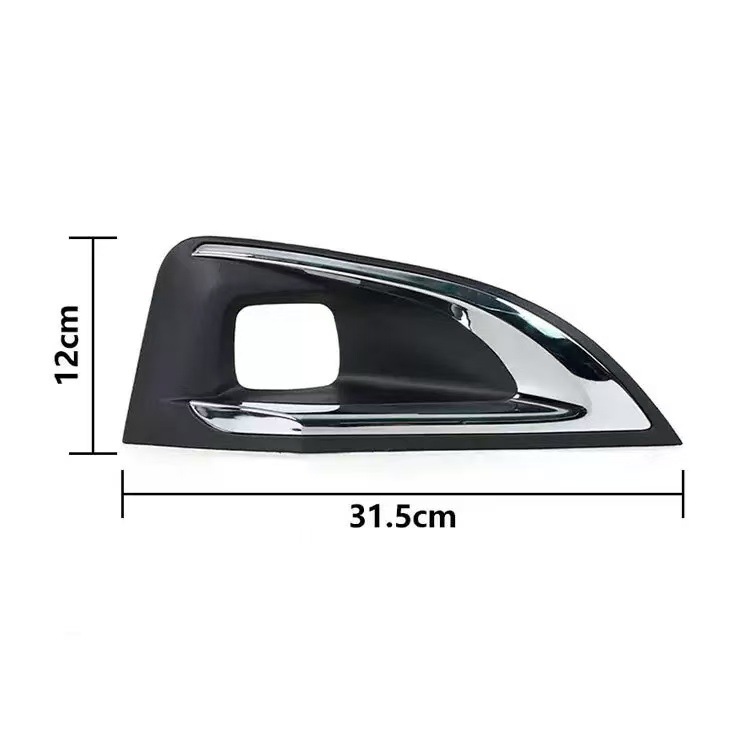 For Peugeot 3008 Fog Light Frame Trim Electroplating Frame 1806095X 1806096X