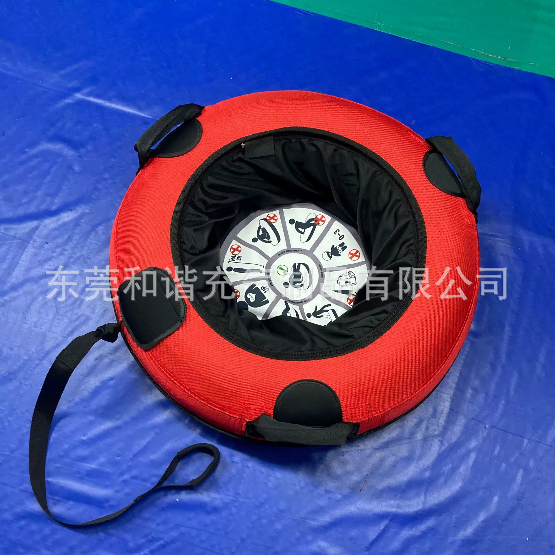 工厂供应冬季滑雪圈 加厚充气滑雪用品 可定制充气单人双人滑雪圈