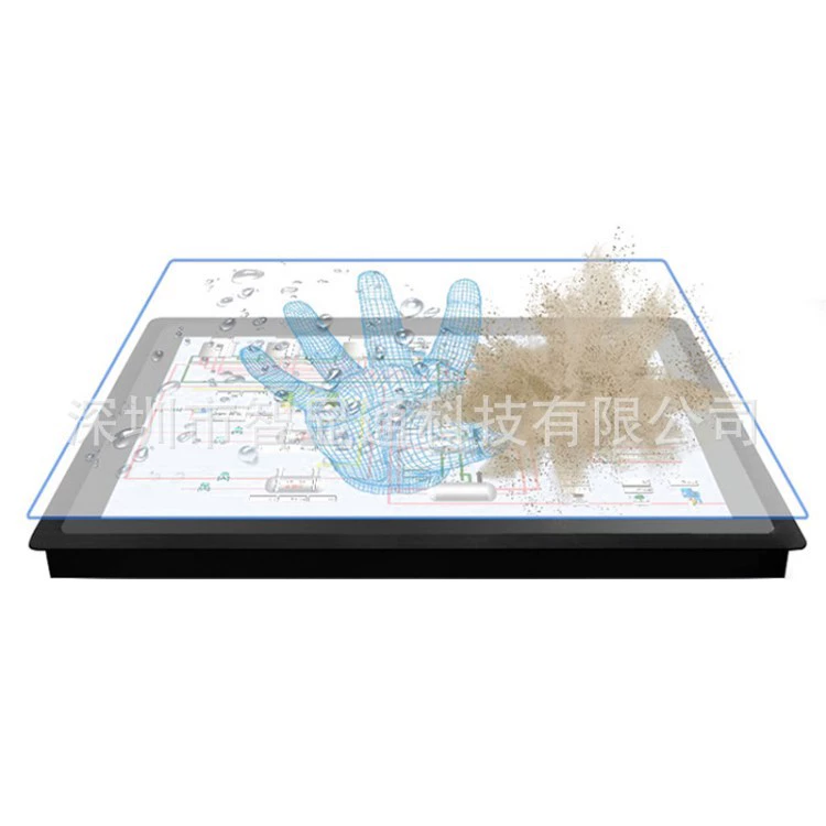 Touch LCD display, embedded industrial tablet laptop, 15 inch, touch screen
