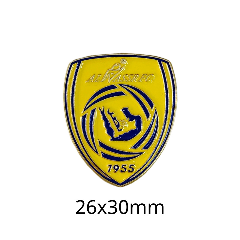Insignias metálicas transfronterizas, pegatinas para teléfonos móviles, broches, Copa Mundial, Liga de Campeones, club de fútbol, insignias del Real Madrid, insignias del Liverpool al por mayor