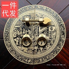 中式仿古橱柜拉手明清家具铜配件纯黄铜书柜衣柜鞋柜柜门复古铜拉