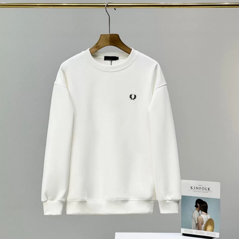 3201 Autumn Round Neck Sweatshirt for Couples, Loose Fit, Embroidered Top, Long Sleeve, Versatile, Casual, Unisex, Solid Color, Loose Fit