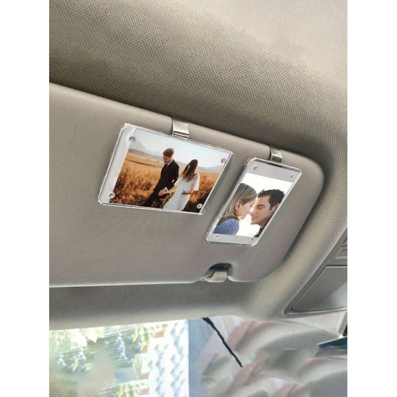 N 81860 Car sun visor magnetic photo clip 汽车遮阳板磁性照片|ms