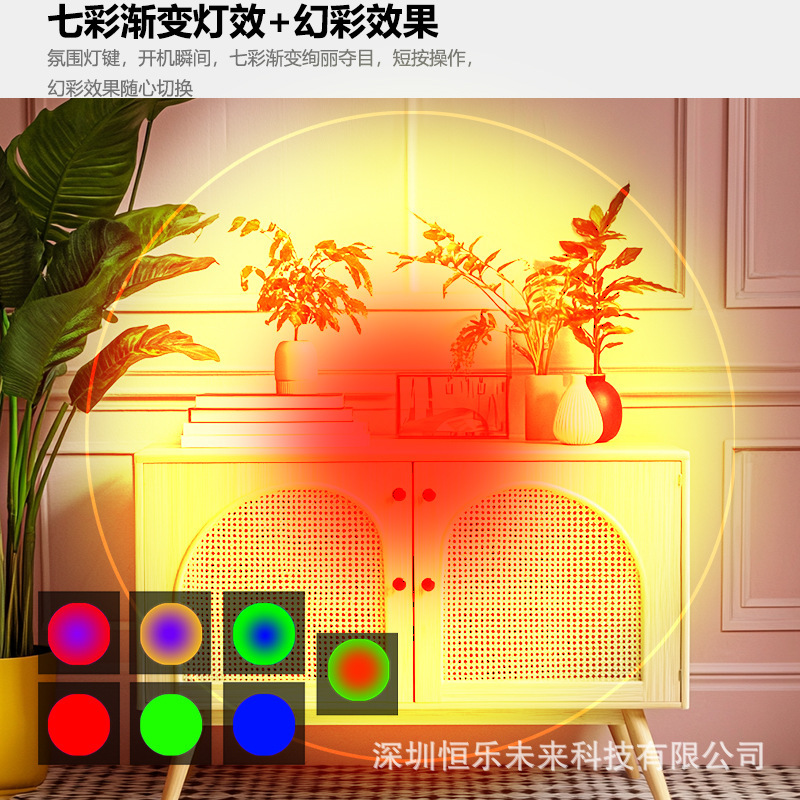 クロスボーダー RGB ウォールランプシンフォニー雰囲気ランプインテリジェント人体誘導充電式磁気吸引 360 ° SX|undefined