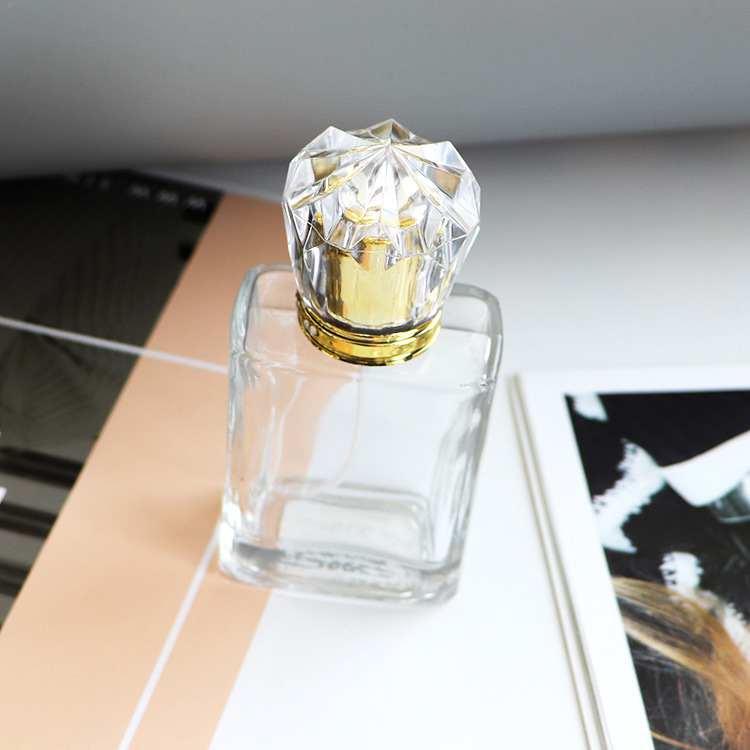 香水分装瓶便携香水瓶空瓶随身迷你玻璃镶钻细雾喷雾瓶香水瓶50ml