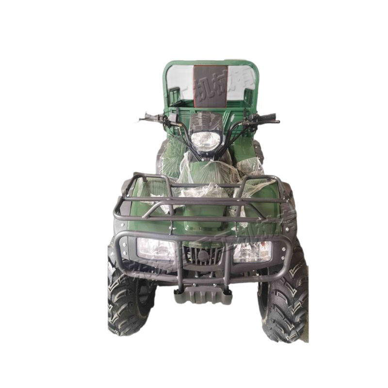 Barras horizontales camión de volcado hidráulico de cuatro tiempos camión de transporte cruzado de playa de cuatro ruedas vehículo de accionamiento de eje de transmisión de motor de cuatro ruedas