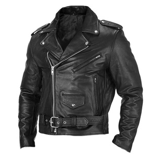 2024 new foreign trade European and American popular European size motorcycle men's leather coat spring and autumn men's coat leather coat PU AliExpress