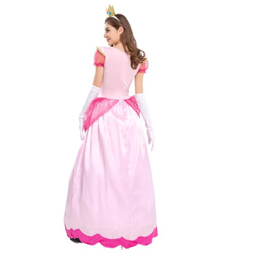 2024 New Mary Poppins Princess Dress Court Party Queen Costume Pink Peach Blossom Princess Performance Costume