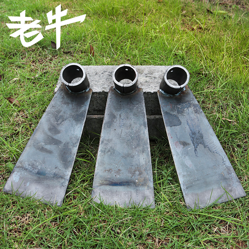 厂家直供小平口黑锄除草挖地锄头 园林户外农用工具全钢锻打锄头